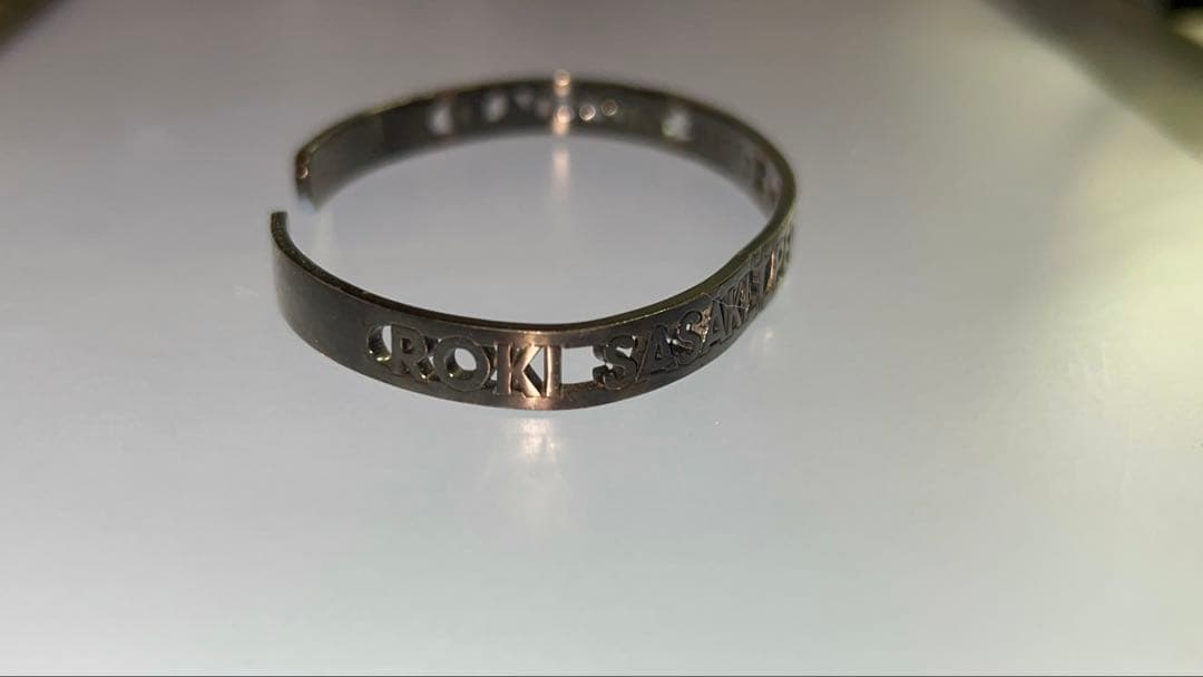 佐々木朗希 完全試合 記念グッズ バングル