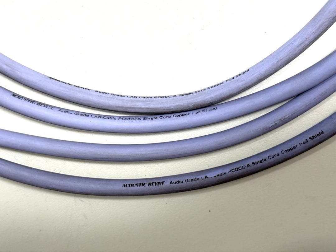 ケーブル・シールド Acoustic revive PCOCC-A 2.5m LAN-1.0PA