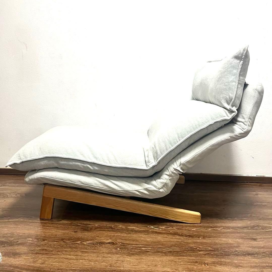 無印良品　ハイバックリクライニングソファ　１シーター　オットマン　セット
