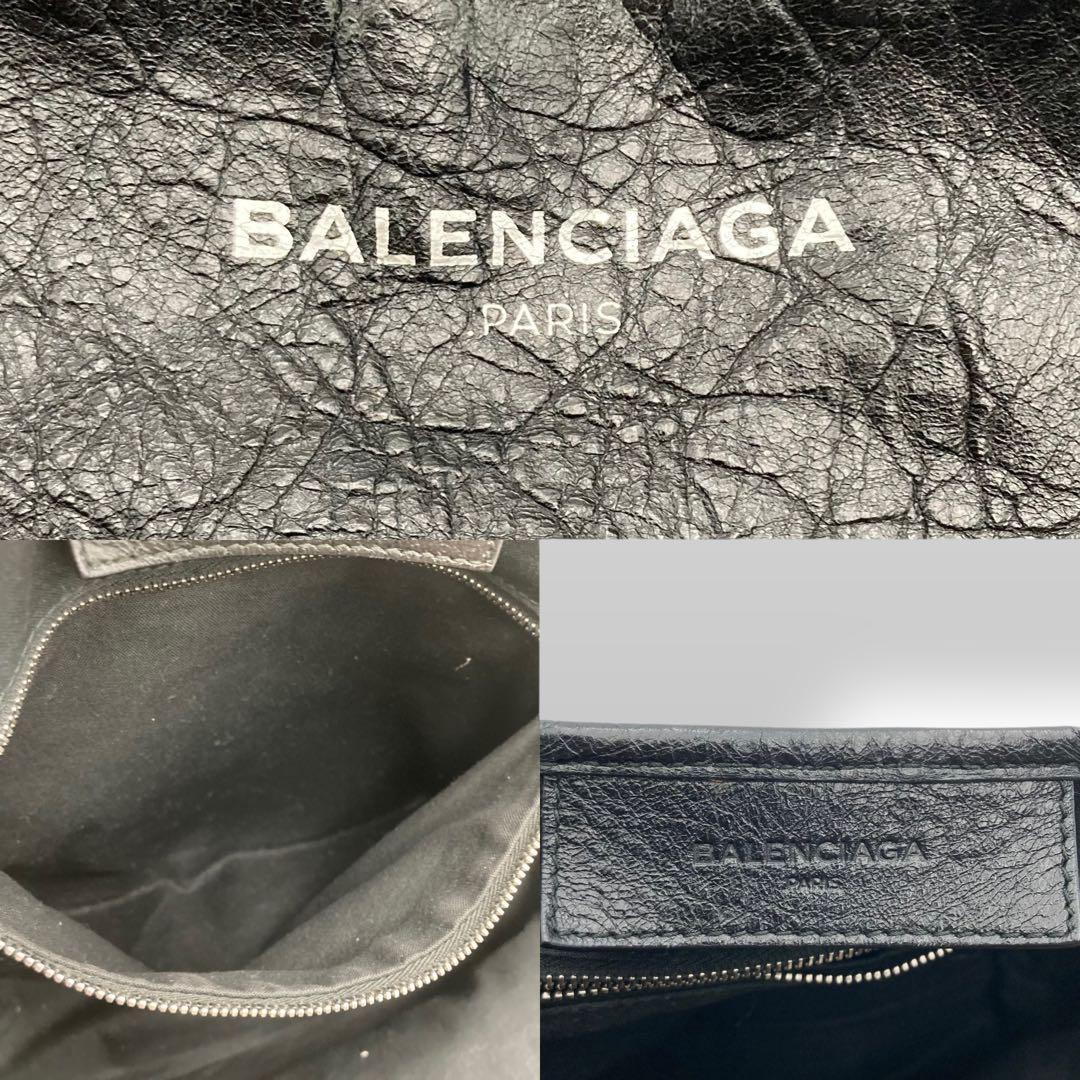 専用 バレンシアガ カバス ハンドバッグ トートバッグ 腕掛け レザー ブラック