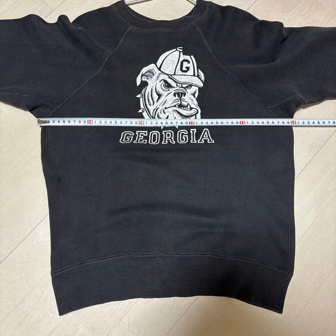 60s カラーフロッキー　スウェット　black M程度　黒