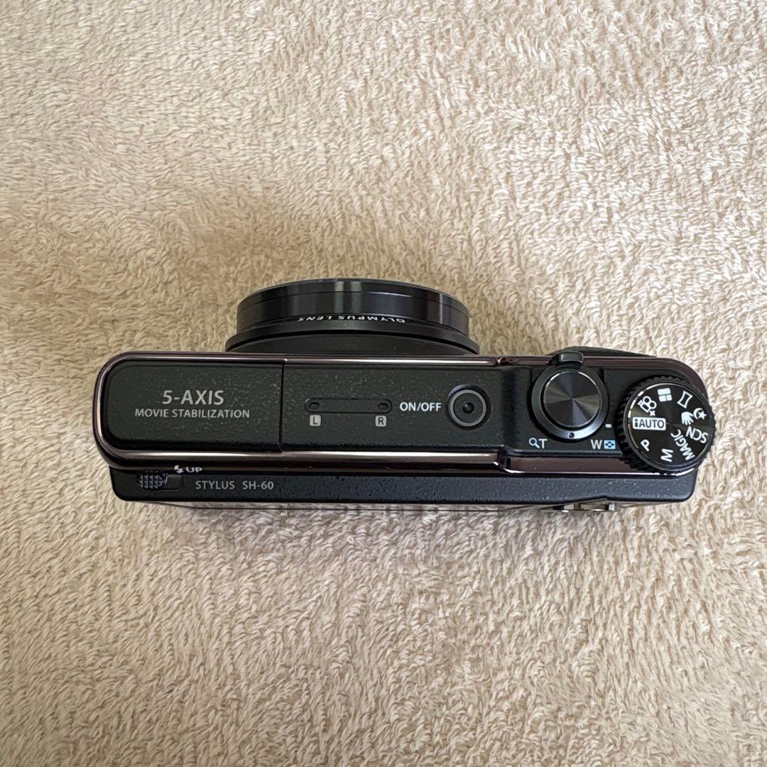 OLYMPUS STYLUS SH-60 コンパクトデジタルカメラ　ブラック