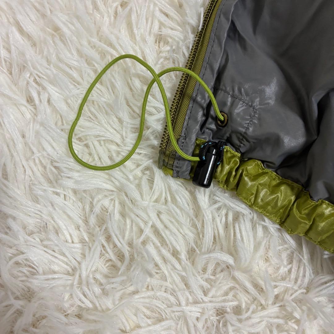 【人気カラー】　モンベル　U.Lダウンガイドパーカ　グリーン/緑　ドローコード