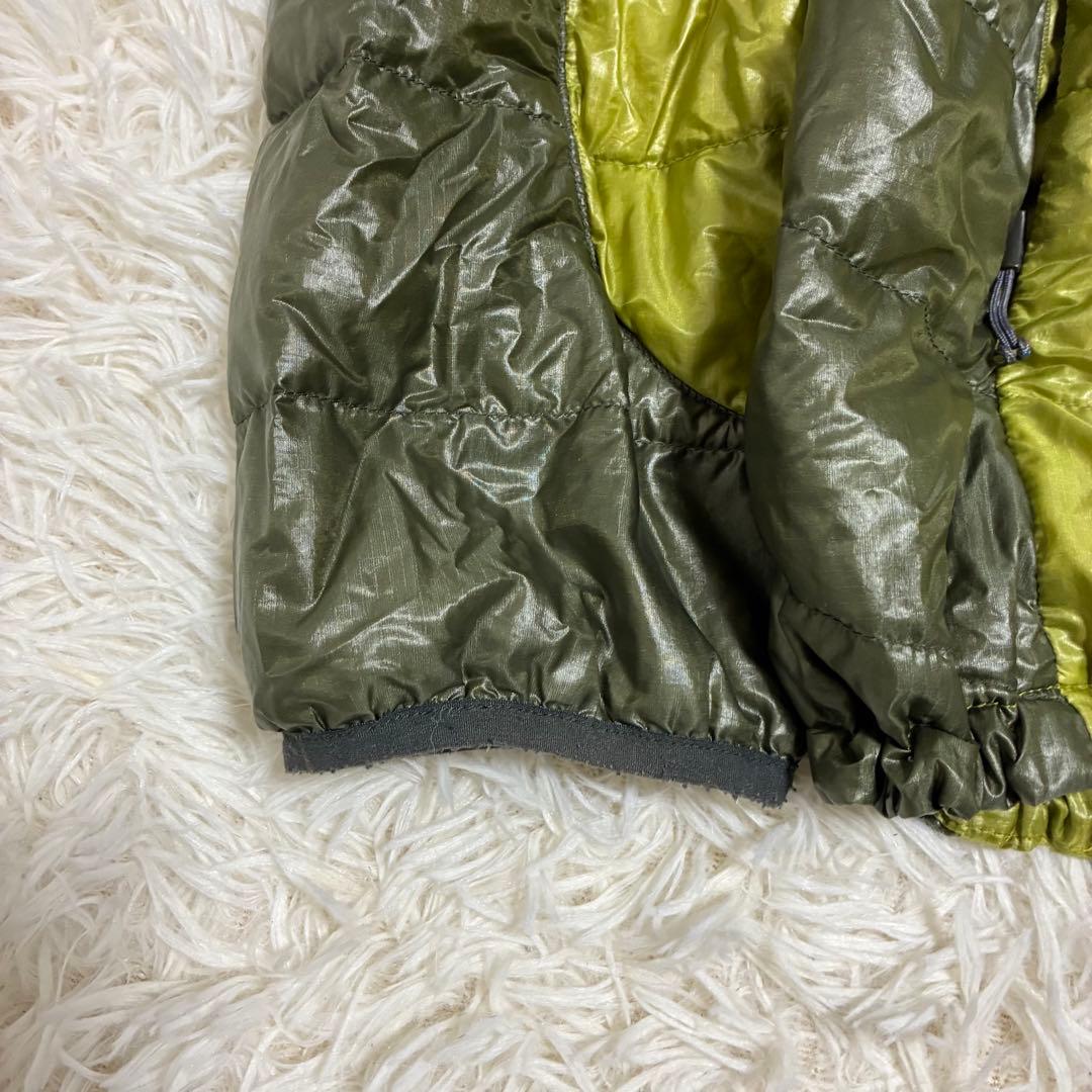 【人気カラー】　モンベル　U.Lダウンガイドパーカ　グリーン/緑　ドローコード