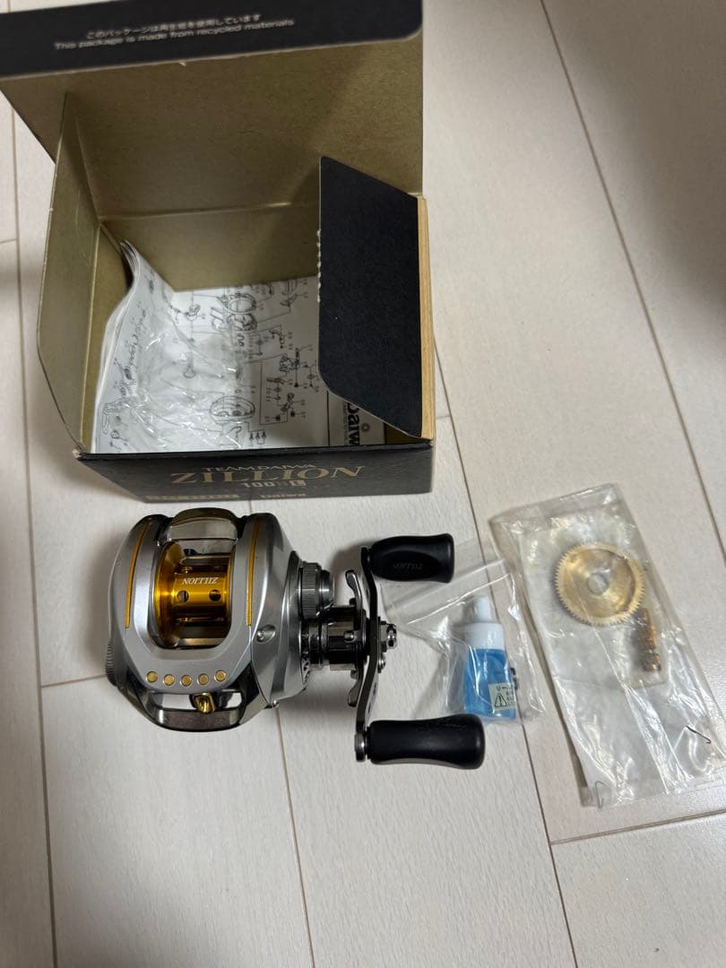 ダイワ Zillion 100HL ギヤ比4.9カスタム