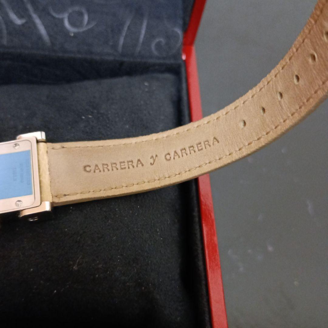 CARRERA Y CARRERA レディース　12Pダイヤ装飾腕時計