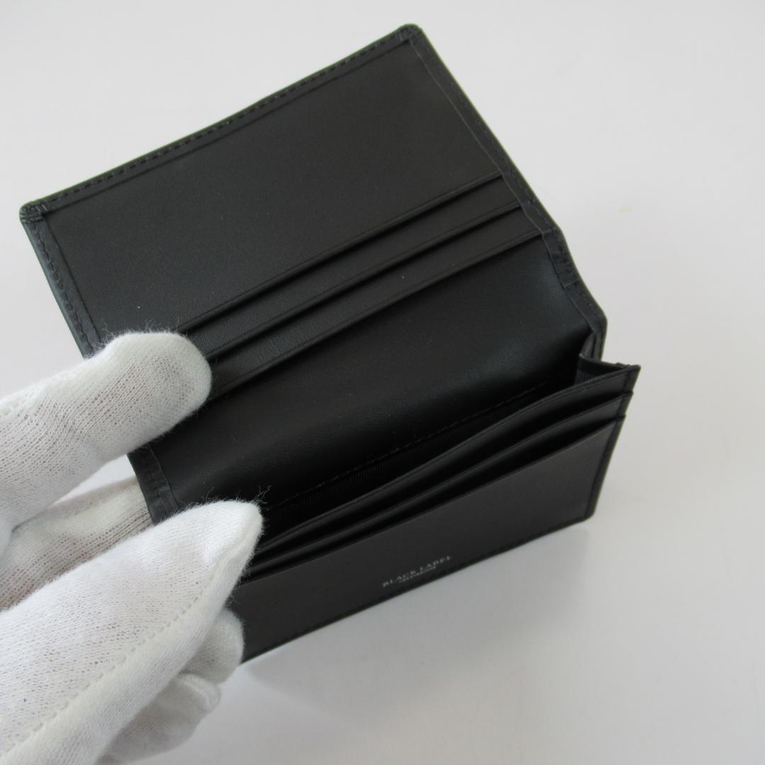 ブラックレーベルクレストブリッジ新品レッド クレストブリッジチェックカードケース