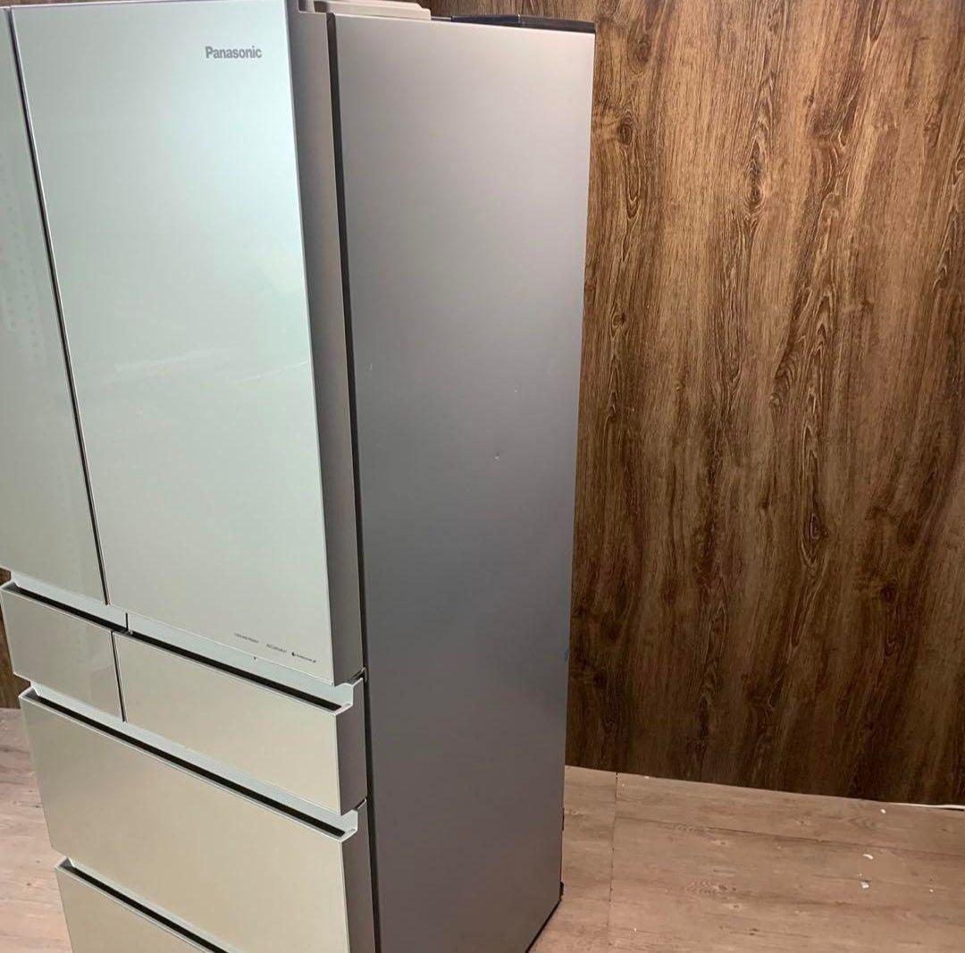 F205R\" Panasonic 6ドア 冷蔵庫 NR-SPF489X