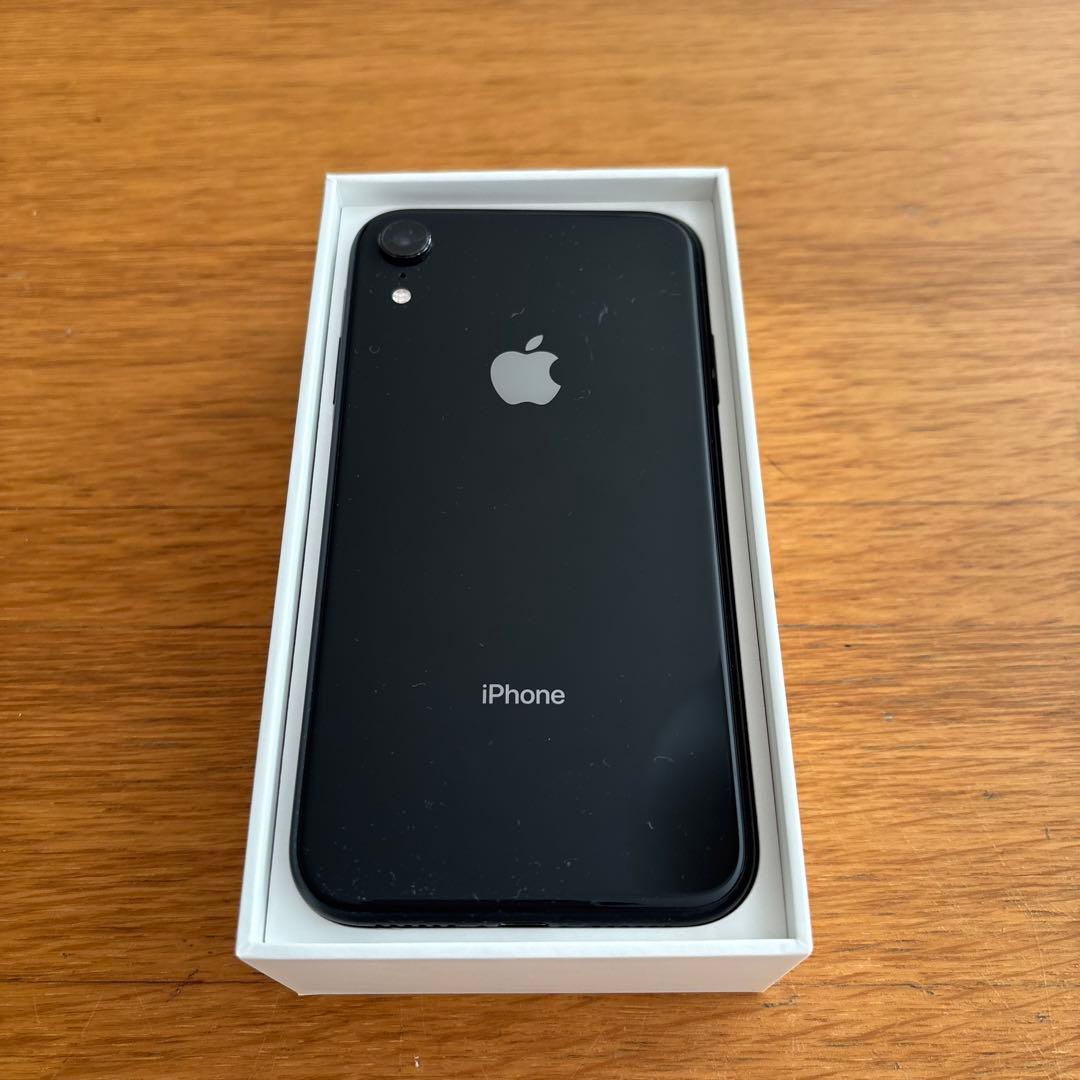 Apple iPhone XR ブラック 本体　箱・付属品付