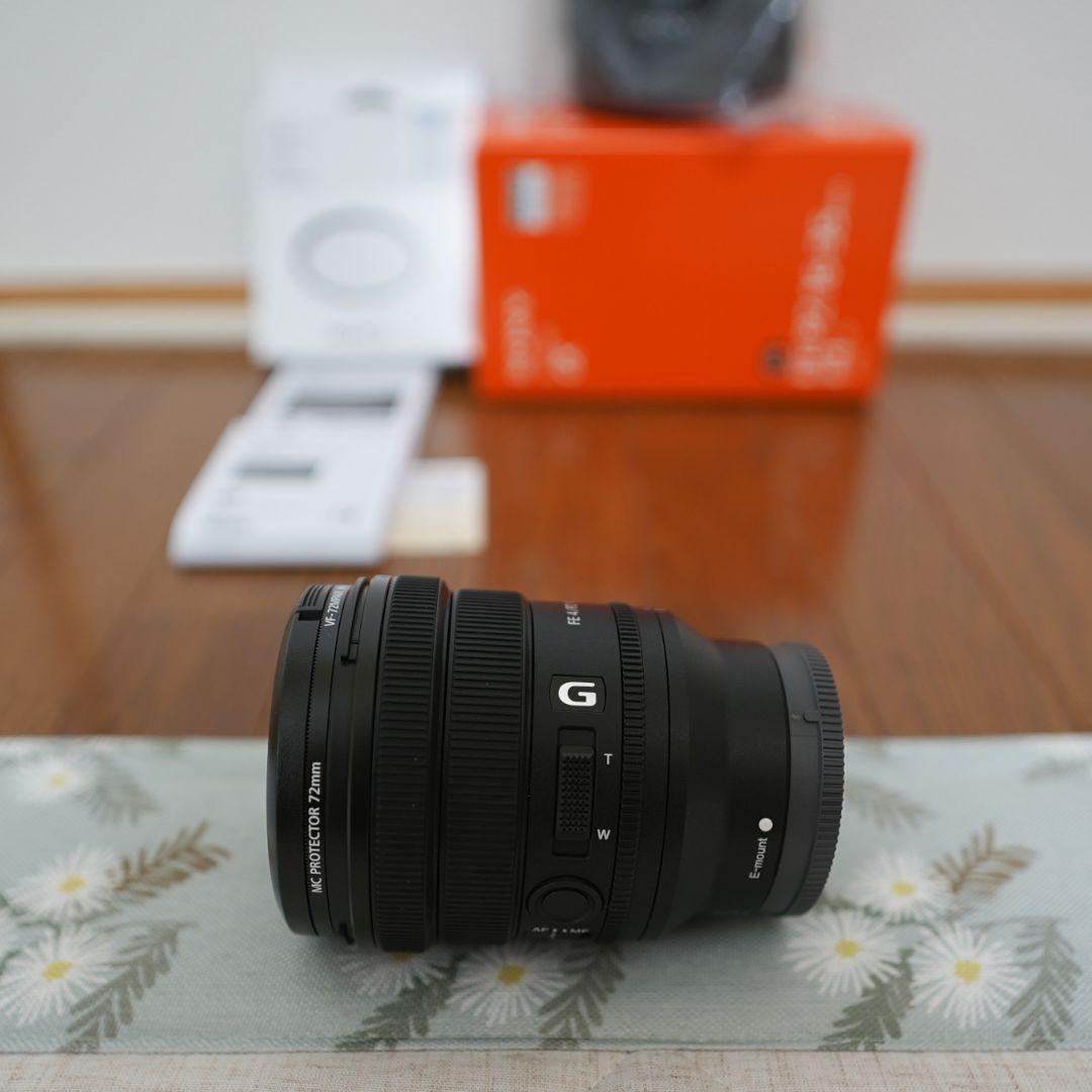 ソニーフルサイズカメラ用Gレンズ SELP1635G +純正プロテクター