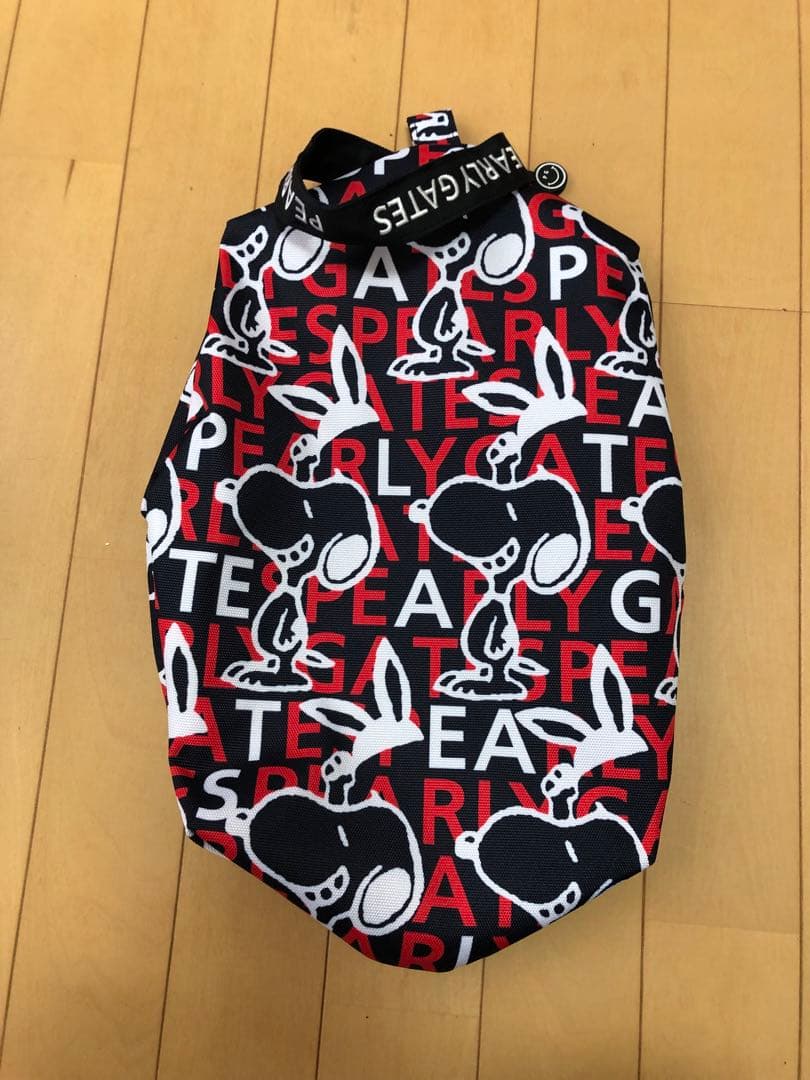 未使用 PEARLY GATES SNOOPYコラボ ゴルフシューズバッグ