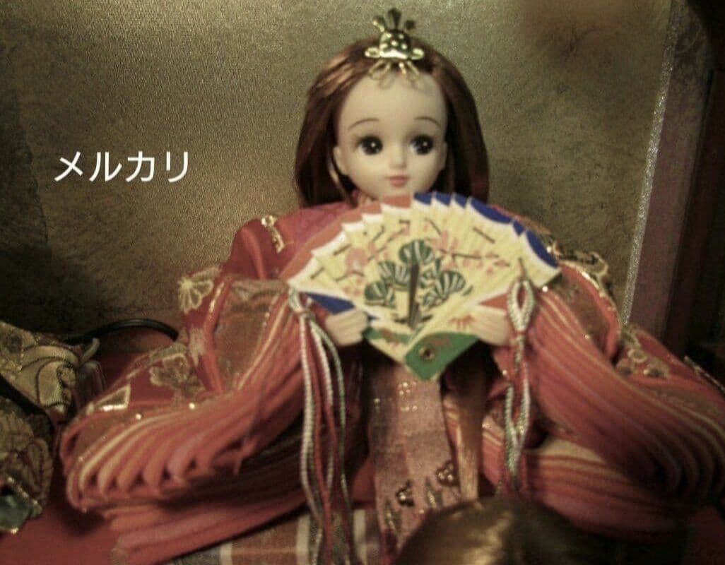 リカちゃん★親王 三人官女☆五人飾ケース お雛様 雛人形☆カスタム