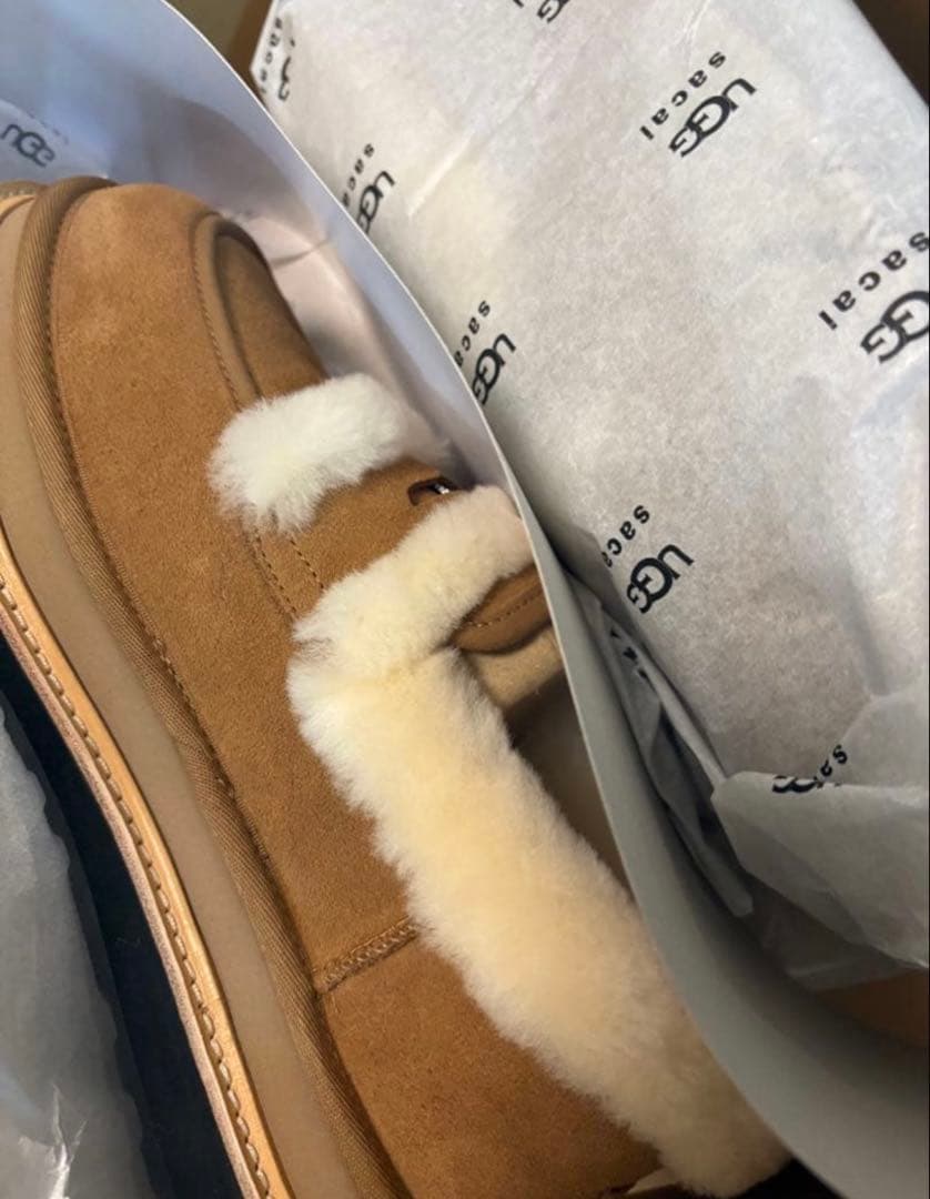 sacai × UGG Loafer Chestnut ローファー 25cm