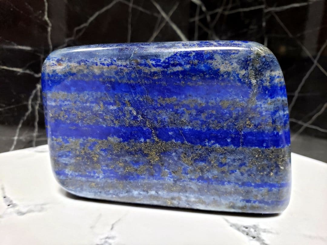 【最高グレード/ディープブルー✤ラピスラズリ_原石】
