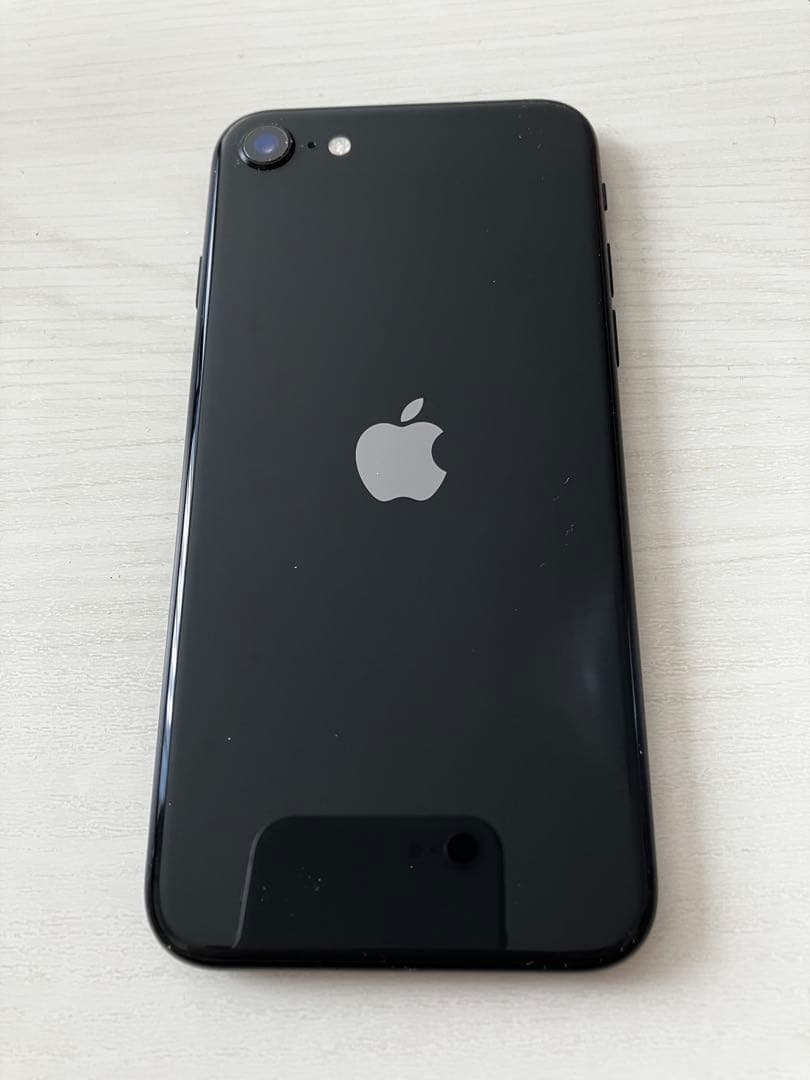 【美品】iPhoneSE2 128GB ブラック 新品互換バッテリー100%