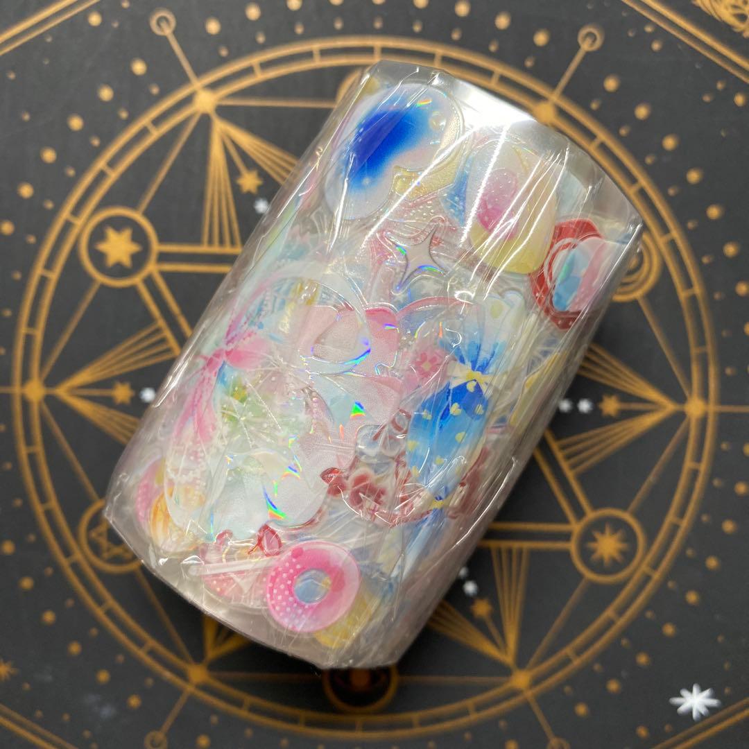 【9448】海外　5m巻貝殻光カッティング　マスキングテープ　キャンディ　装飾系