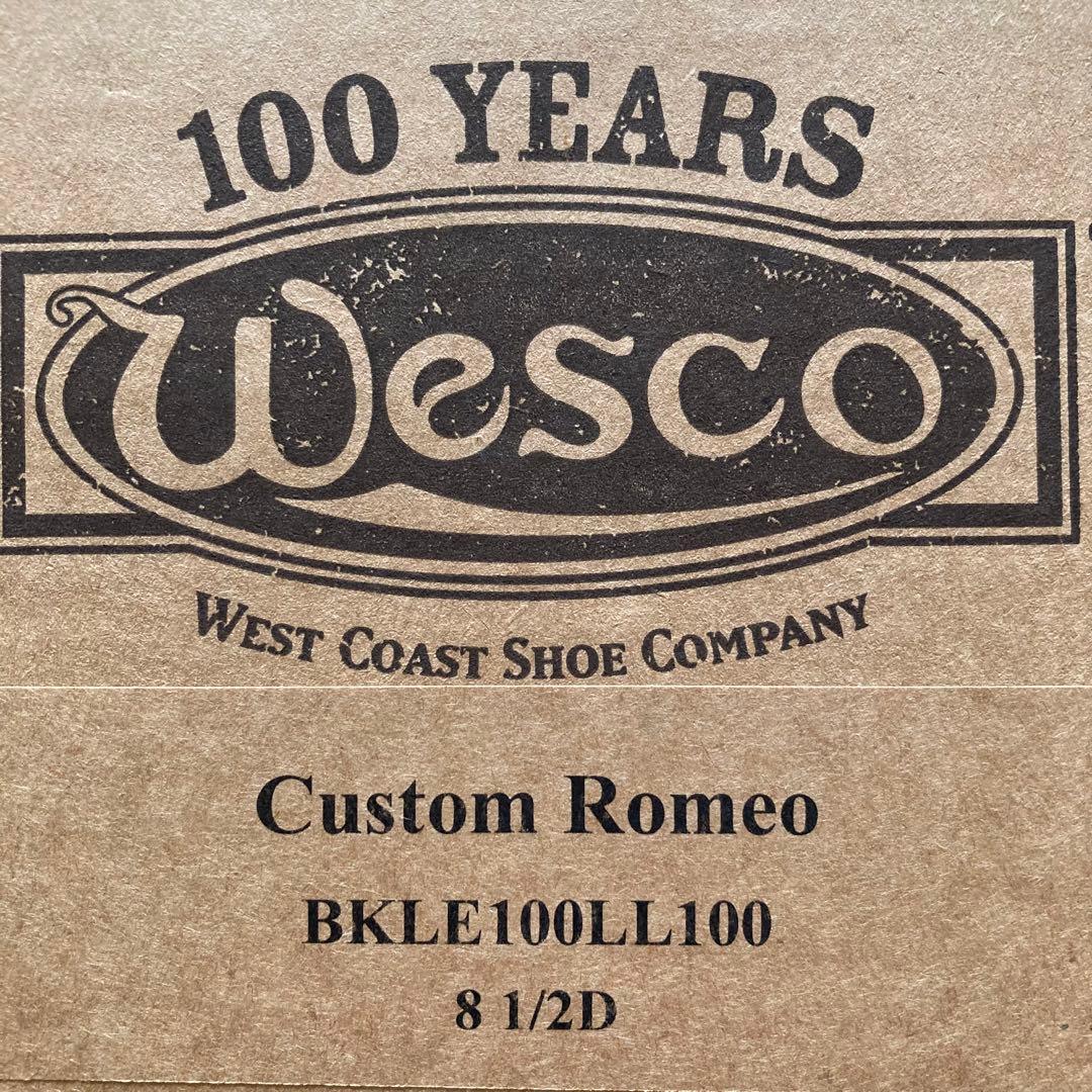 【未使用】WESCO ROMEO ウエスコ ロメオ 8 1/2D