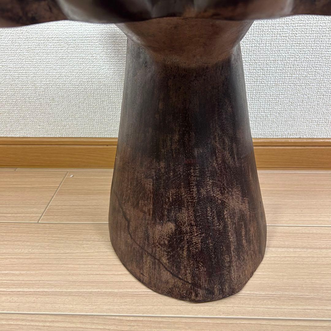 仏手 スツール 椅子 アジアン家具 掌 手の形 木製 手形 オブジェ アジアン