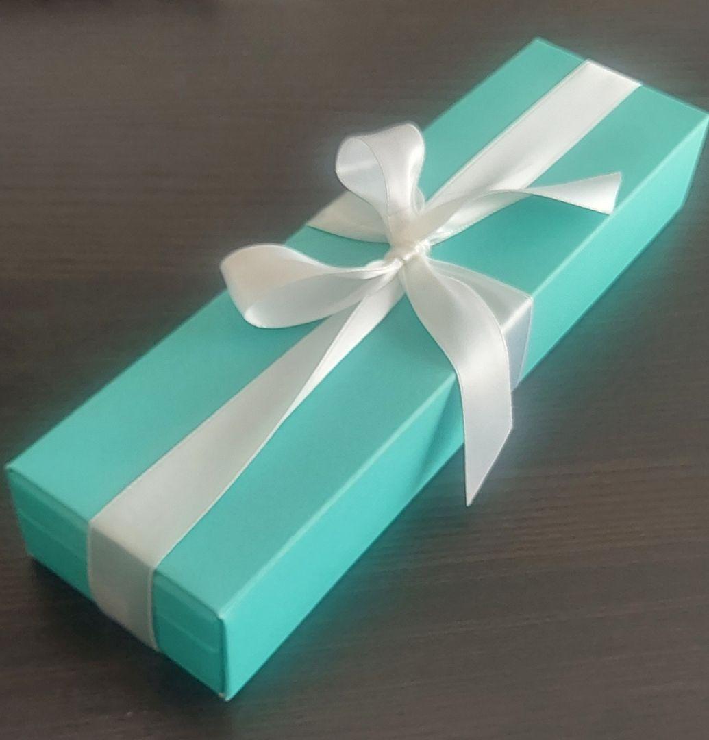 【完全未開封】Tiffany 夫婦箸　紙袋付き