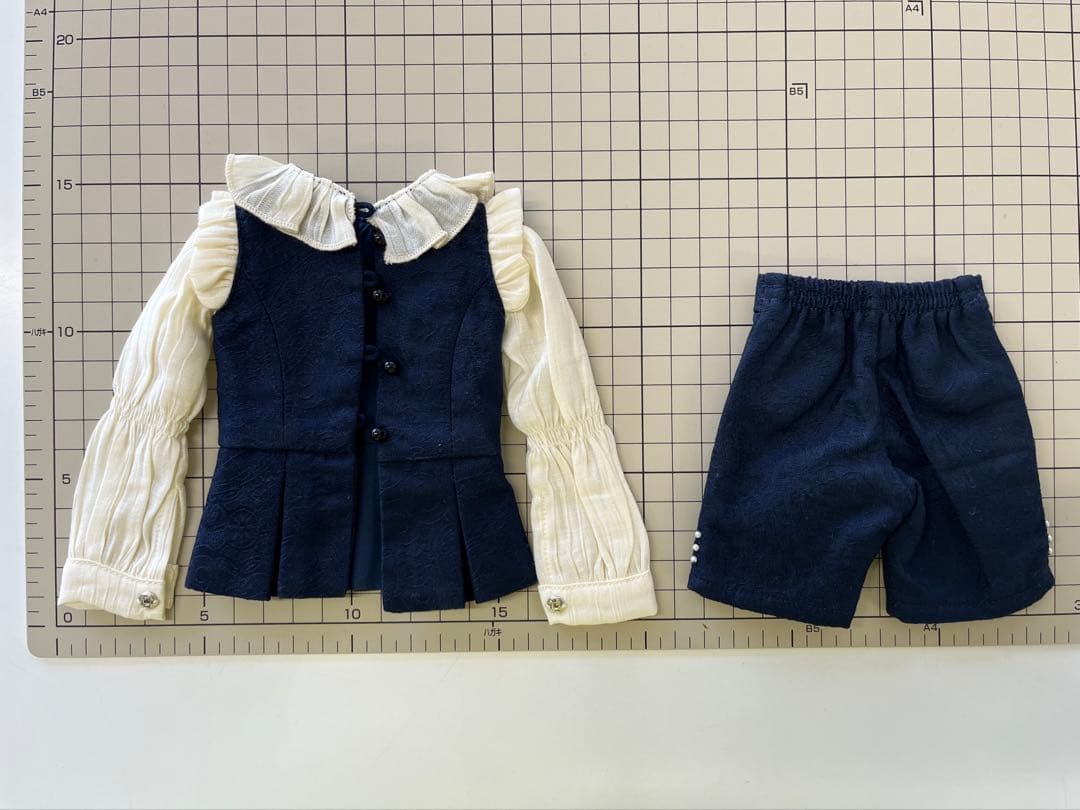 Doll ロリータセットアップ ドレス ネイビー 40センチ 1/4 MDD