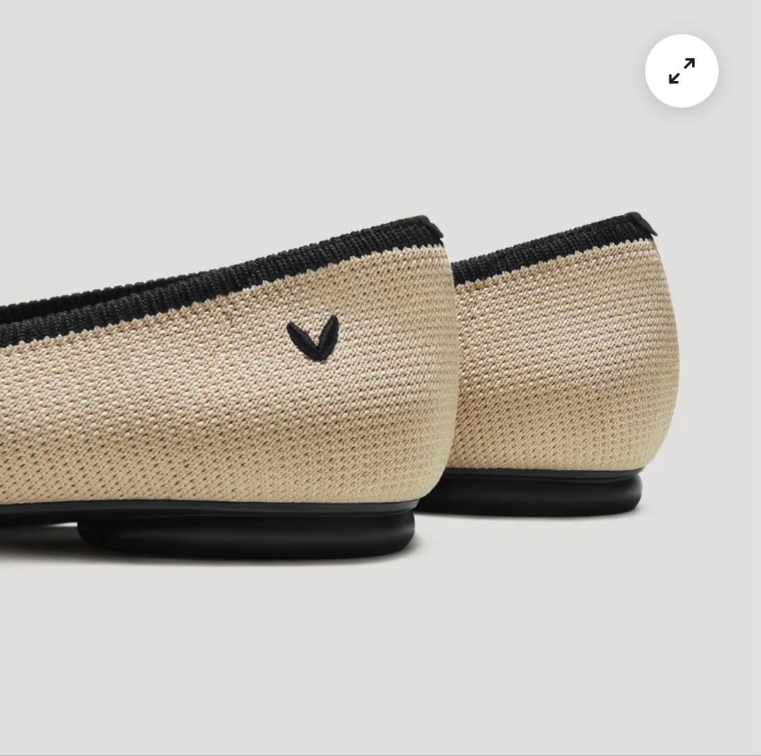 新品！VIVAIA [Bibi] アーモンドトゥ 結びデザイン フラットシューズ