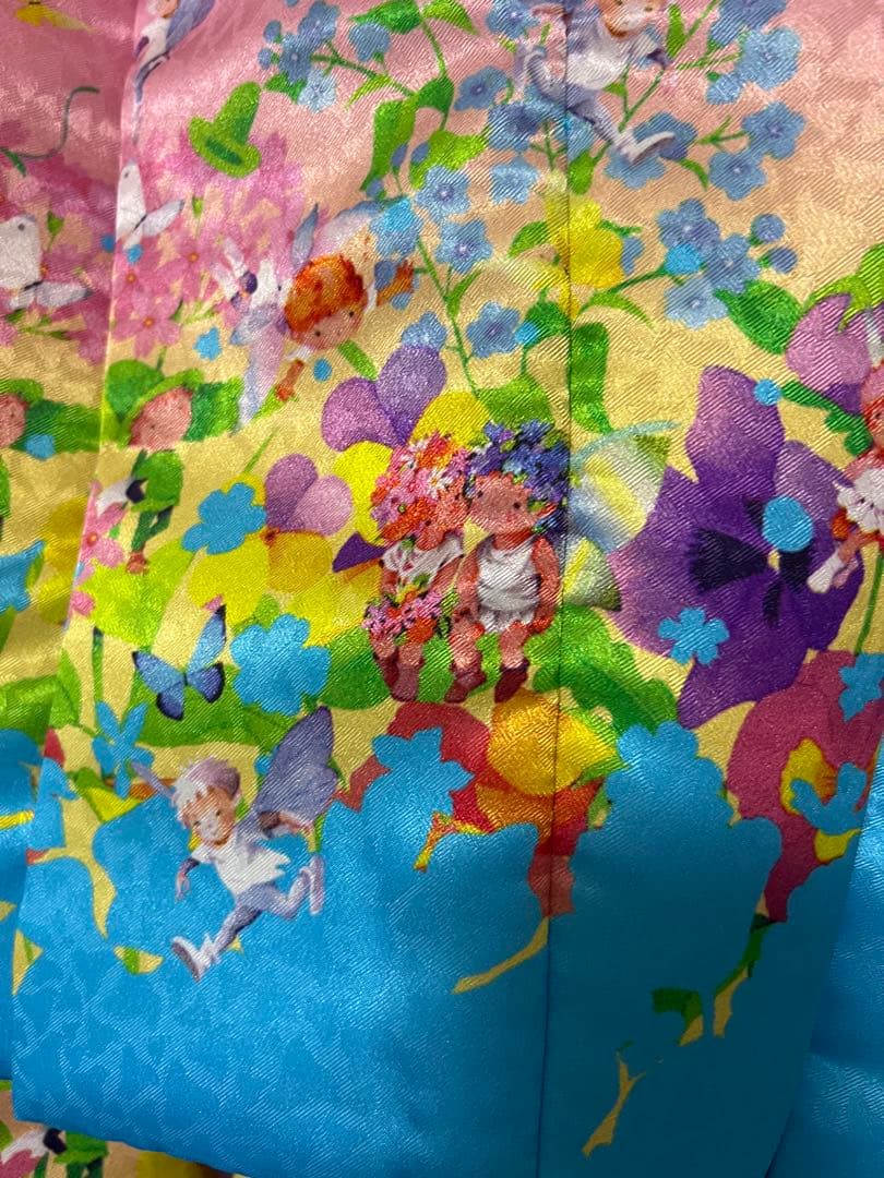 3歳　七五三　永田萠　お被布セット　ピンク　水色　足袋付き　三歳　貴重