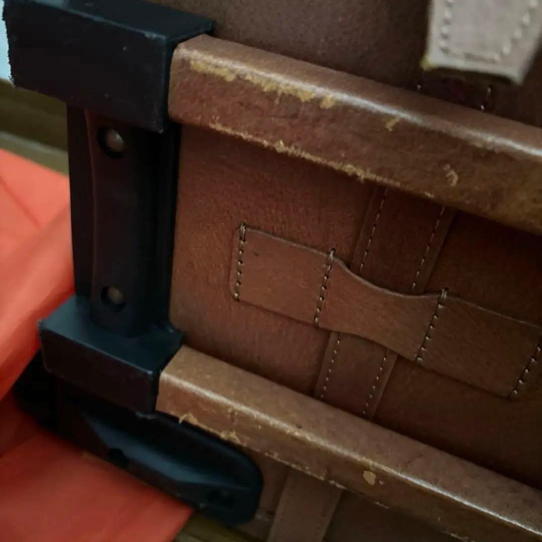 EURASIAキャリーケース 本革 ヴィンテージ カバー付き