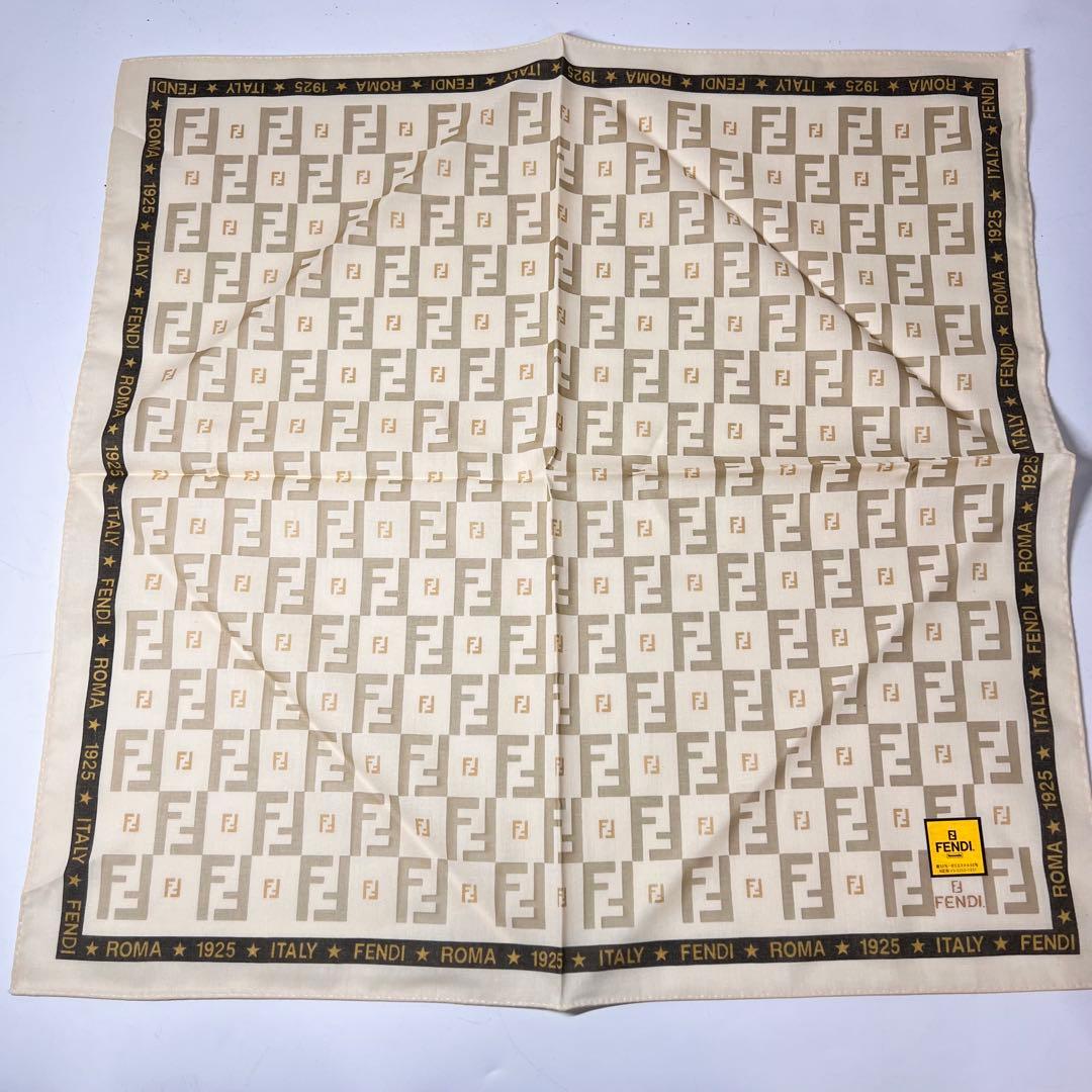 【未使用】 FENDI ROMA 1925 ITALY ハンカチ 3枚入り