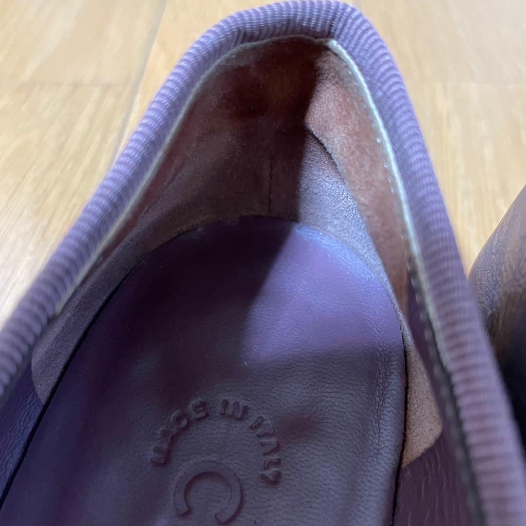 CHANEL バレリーナ バレエシューズ ココマーク リボン パープル 35