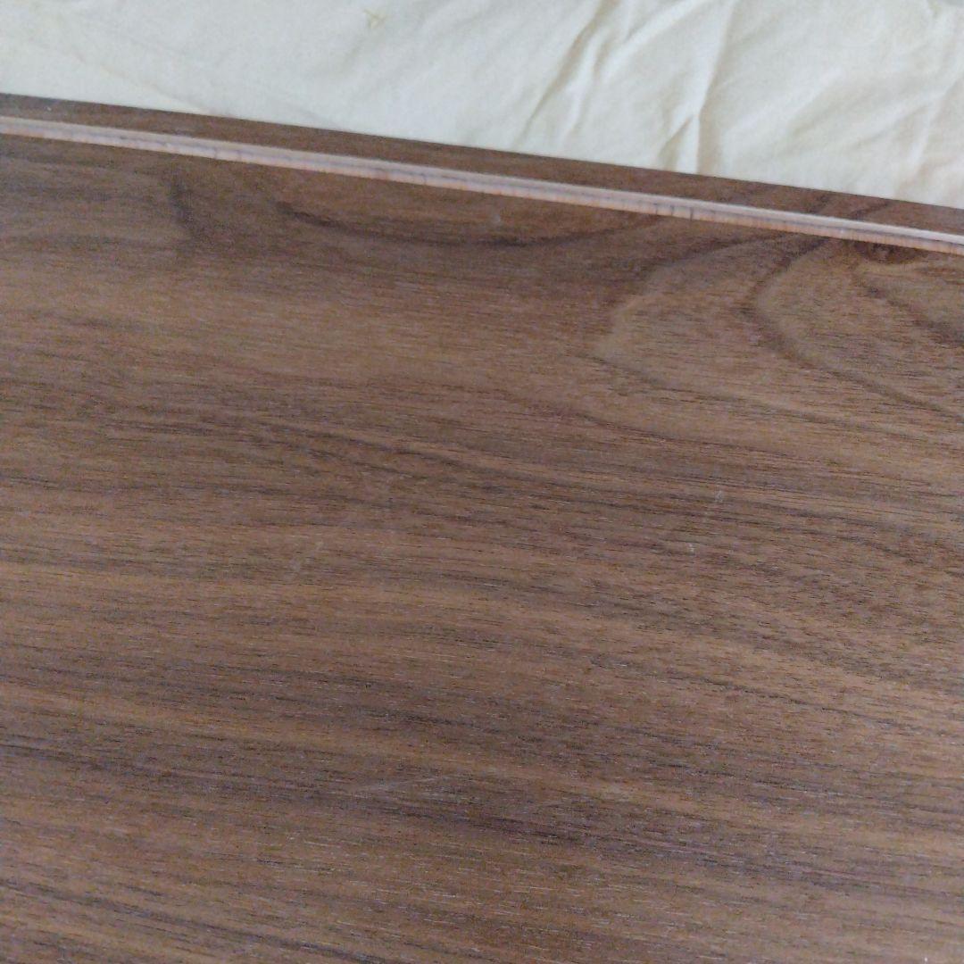 無印良品　ユニットシェルフ　ボックス　ウォールナット　幅84cm用