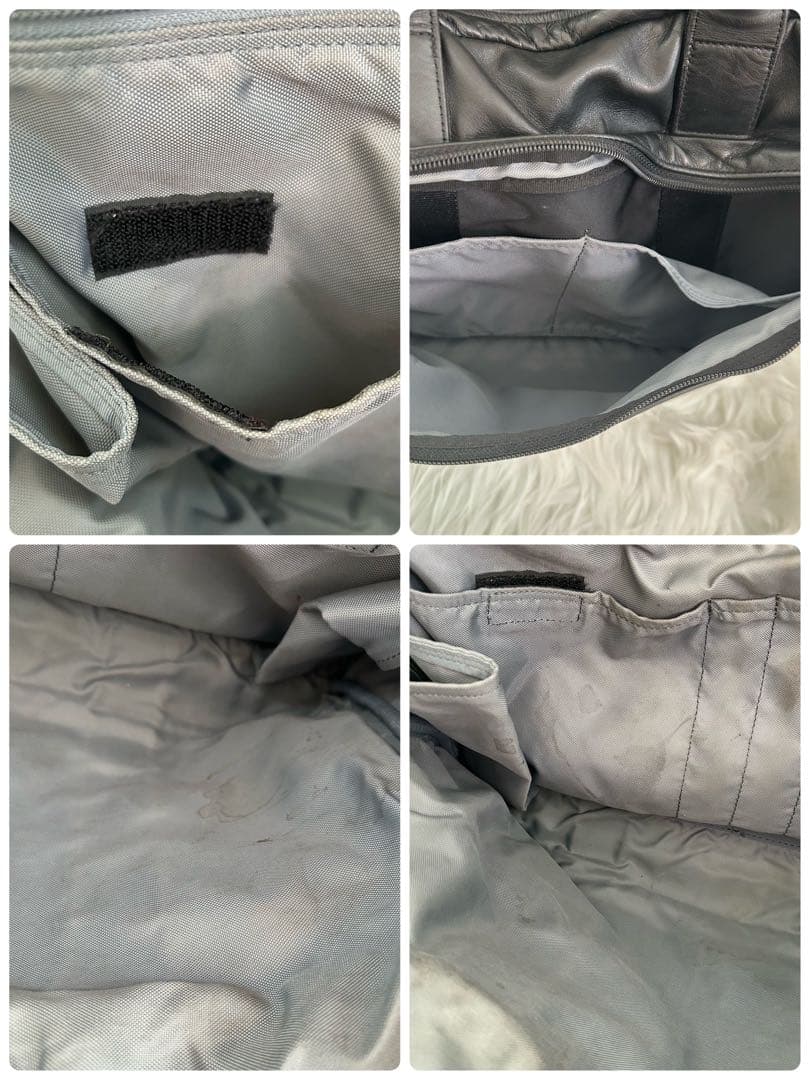 PORTER TIME BLACK 3WAY BRIEFCASEショルダー2層