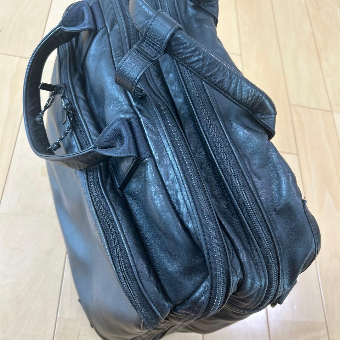 PORTER TIME BLACK 3WAY BRIEFCASEショルダー2層