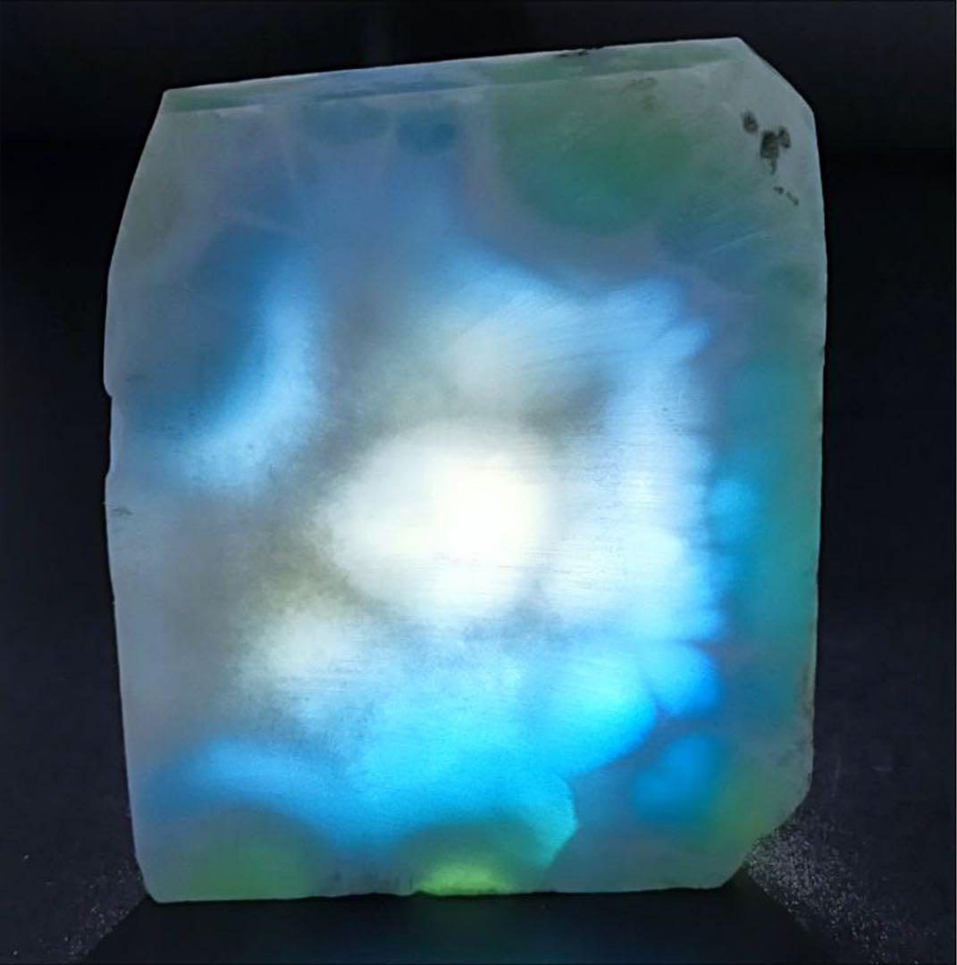 ラリマー原石のスライス④