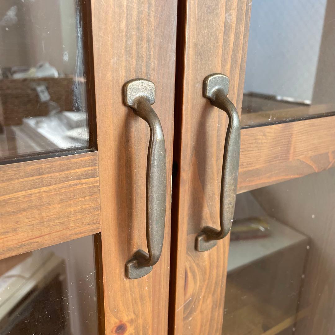 ウニコ unico オトゥール AUTEUR 食器棚　ガラスキャビネット　本棚