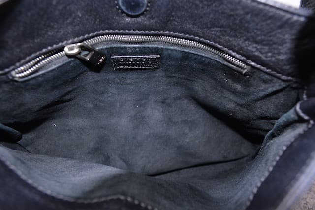 イタリア製 HIROFU ヒロフ レザー ショルダーバッグ ショルダートート 黒