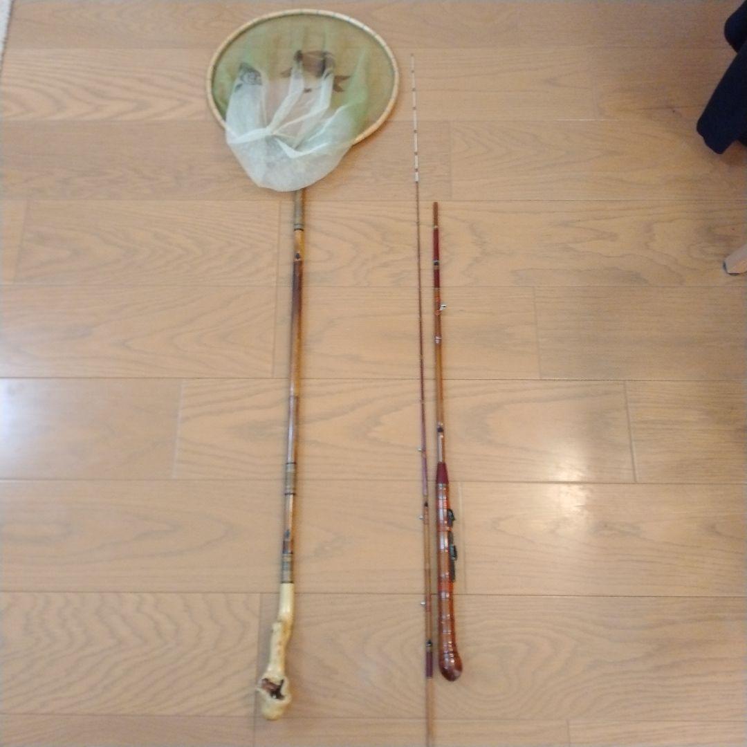 ち*ぬ様 釣り道具　黒鯛筏和竿　別誂竿一軟調子