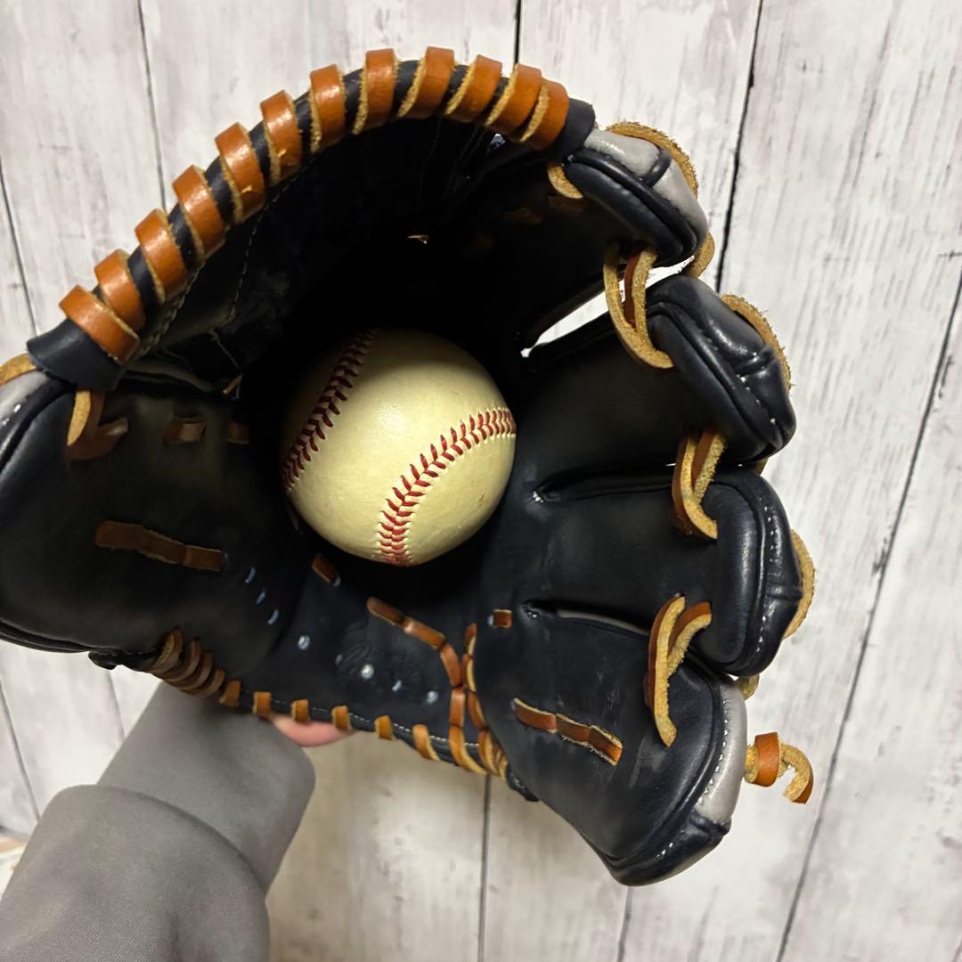 Slugger シルバー　黒　野球　グローブ True Professional