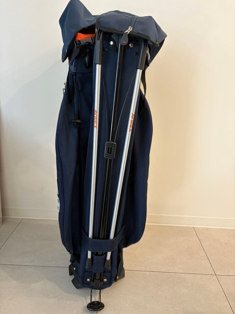 AVIREX ゴルフバッグ ネイビー