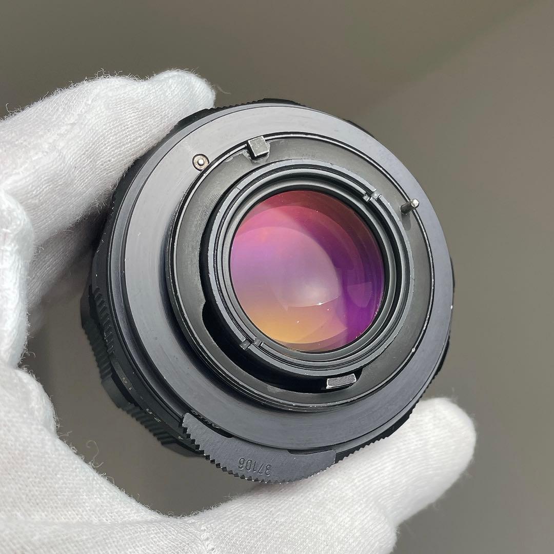 【虹色多重フレア】PENTAX Super Takumar 55mm f1.8