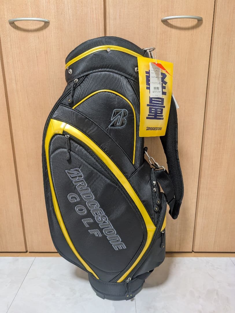 【メカ】ブリヂストンBRIDGESTONEキャディバッグブラック/イエロー