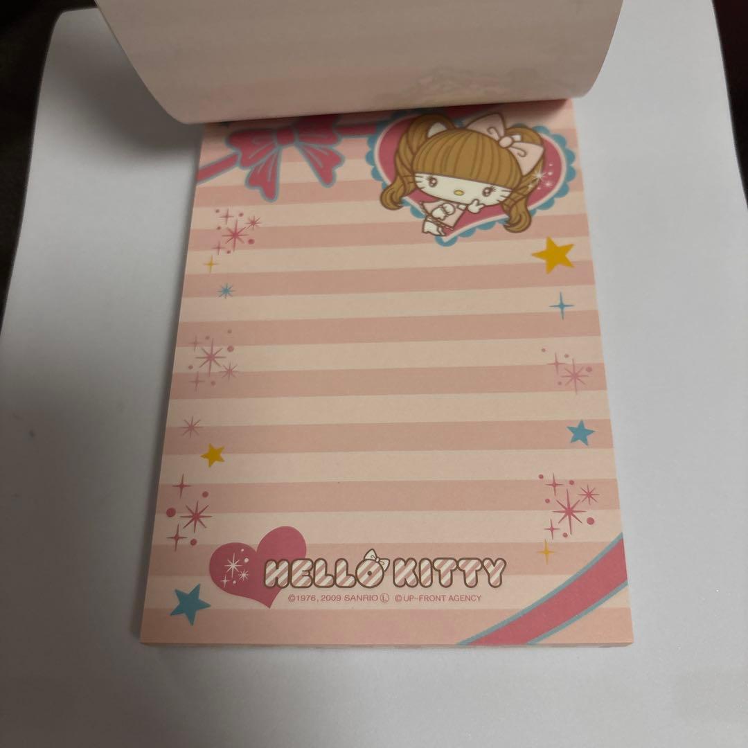 【未使用】　辻希美 ハローキティ コラボメモ 辻ちゃん HELLO KITTY