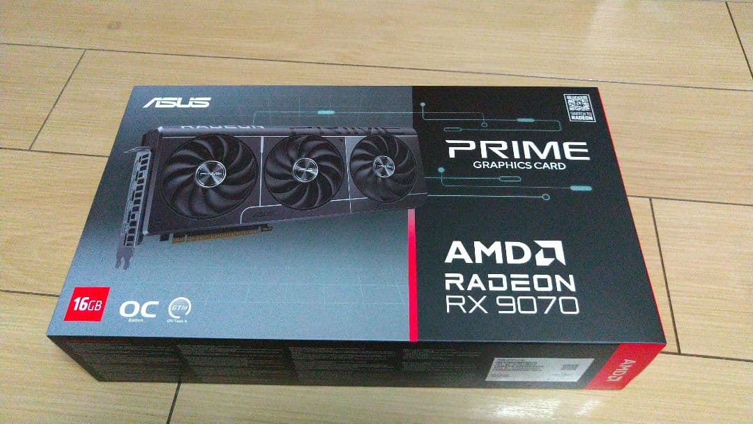 【中古品】 ASUS PRIME-RX9070-O16G (Radeon)