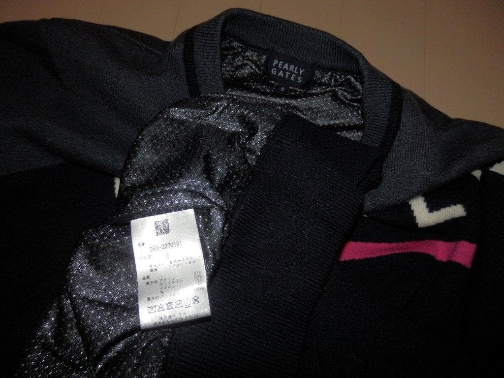 美品 パーリーゲイツ★人気 防寒セーター 2023年モデル★サイズ5 L
