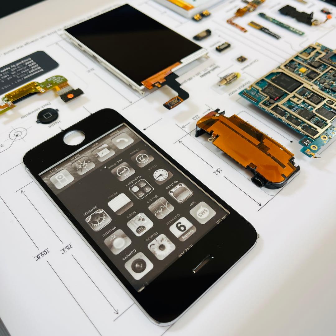 【希少端末】 iPhone 3G 標本アート ボックスフレーム仕様