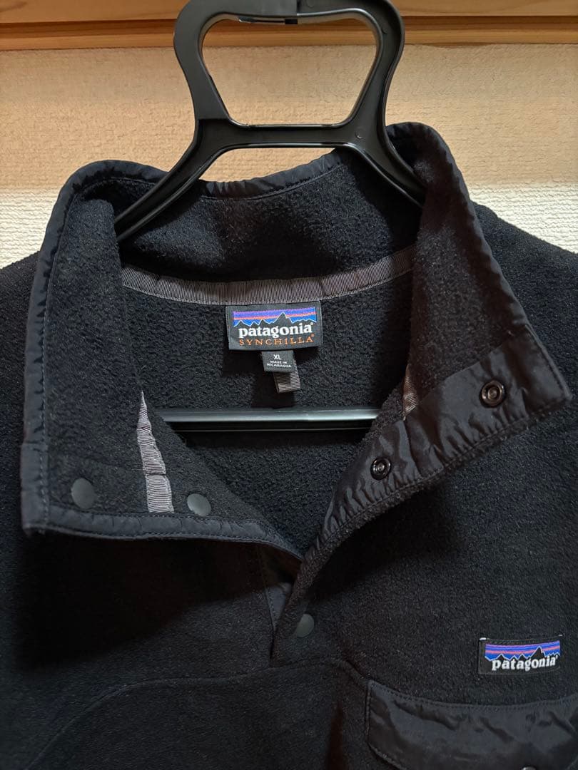 パタゴニア ウィメンズ ライトウェイトシンチラスナップT XL オールブラック