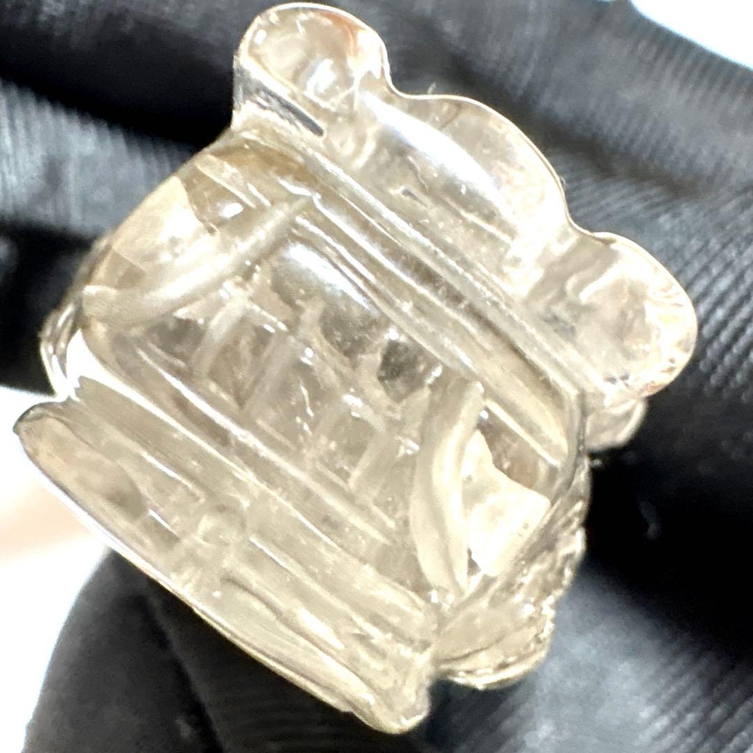 【家宝級】最高品質　プラチナルチルクォーツ　貔貅　置物　箱付