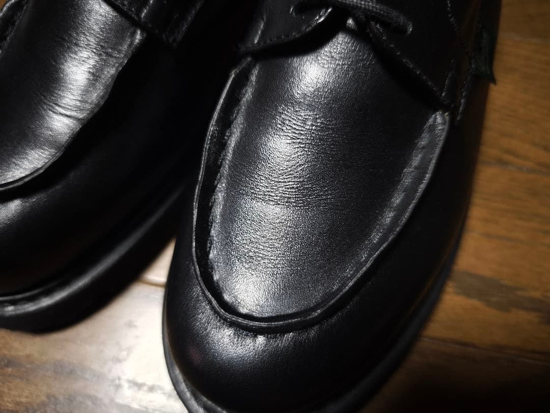 PARABOOT シャンボード　UK4ハーフ　ブラック　純正シューツリー・箱付き