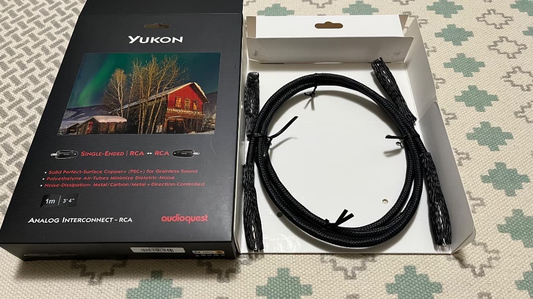 オーディオクエスト Yukon RCAケーブル 1m