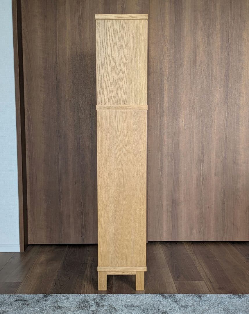 【連休限定値下げ】無印良品　オーク材　薄型ラック　雑貨棚 廃盤