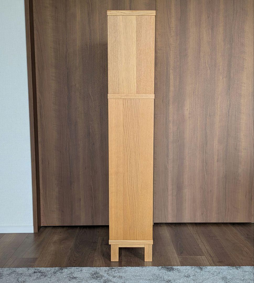 【連休限定値下げ】無印良品　オーク材　薄型ラック　雑貨棚 廃盤